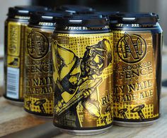 Crooked Fence Brewing Cans #packaging #beer #can #label