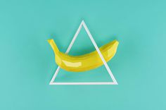 There #banana #geometry #design #graphic #geometric #triangle