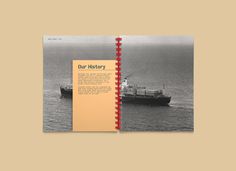 Nordsjøen Annual Report on Behance #layout #graphicdesign #editorial #print #annualreport #typography #book #layout #graphicdesign #layout