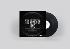 Wizard presents: Phenomenon one #album #white #lines #black #space #artwork #cover #vinyl #and #cosmic #moon
