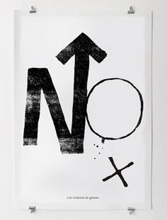 435_noviolencia | Flickr: Intercambio de fotos #aijon #gnero #white #design #black #illustration #poster #cartel #violencia #jorge
