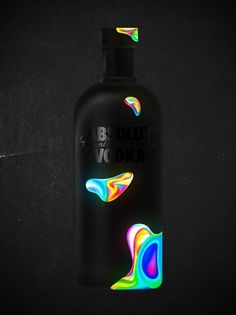 Magma cg #bottle #magma #black #colors #vodka #logo #absolut