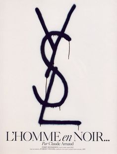 YSL #ysl #teller #cover #photography #terry #richardson #art #jurgen #fashion #jrgen #typography