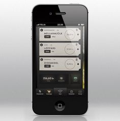 Showcase of Beautiful iPhone App UI Concept Designs #stub #app #ticket #ui