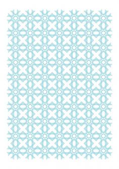 Vector Drawings - February and March on the Behance Network #blue #pattern