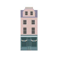 House from Greater Grassmarket logo. By Eighthdaydesign.com #illustration #vector #house