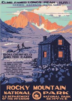 Rocky Mountain National Park #mountain #adventure #travel #park #hiking #colorado #wpa #poster #rocky #cabin #parks #mountains #national