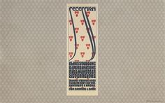 HOMAGE TO ALFRED ROLLER »The Vienna Secession« (for widescreen displays) | Flickr - Photo Sharing! #nouveau #art #poster #typography