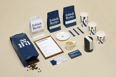 brand, design, blue, bag, coffee