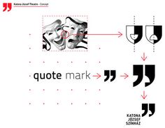Katona Jozsef Theatre #happy #theatre #quote #masks #identity #logo #sad