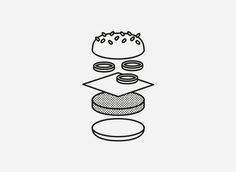 Fast Food by Josep Duran Frigola #vector #design #food #digital #illustration #minimal #art