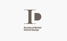 society of british interior design logo #logo #design