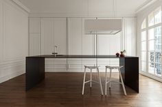 invisible kitchen by i29 interior architects seems to disappear in space #cucina