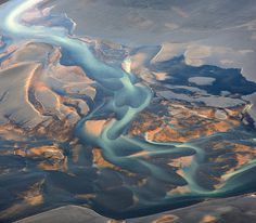 Andre → Исландия. Реки. → Узоры #water #texture #landscape #photography #erosion #iceland
