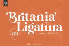 Britania Ligatura Font - Free Classic Serif Typeface