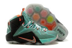 Shoes Nike Sale Zoom Lebron Xii 12 Mens Online Green Black on