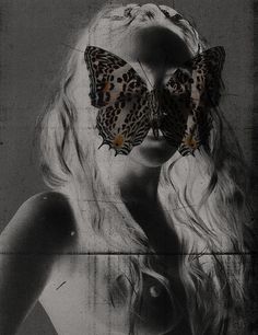 The butterfly effect, POGO | art & design boutique #pogo #woman #butterfly #photography #collage
