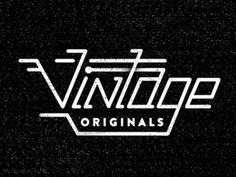 Dribbble - Vintage Originals by Matt Chase #type #lettering #logo