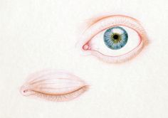 #bodyparts #sketch #pencil #colors #eyes #closed #blue #iris #pupil #lashes