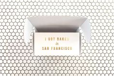 Inside Box for baked goods at Mr Holmes Bakehouse #branding #packaging #design #food #identity