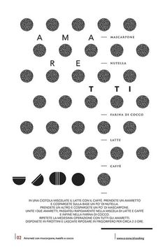 02 | Amaretti con mascarpone, nutella e cocco by no zone, via Flickr #cooking #2013 #calendar #design #food #illustration #photography #calendars