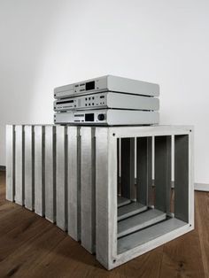RafaelCichy Thorax tall.jpg #module #concrete #stereo #furniture #media