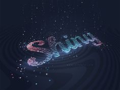 Very Shiny Glitter Text Effect. How to create 3D style sign #text #glitter #effect #tutorial #photoshop #glow #shiny