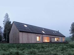 Haus am Moor is a minimalist house located in Krumbach, Austria, designed by Bernardo Bader Architects. Within the private forest of Schwarz #abode #house #barn #design #minimalism #building #architecture