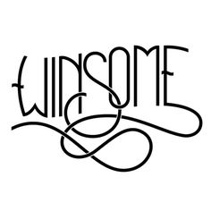 daileycrafton.com - winsome lettering #type #lettering #masthead #typography