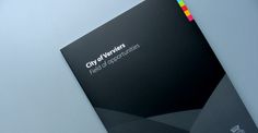 Brochure and leaflets for investors. City of Verviers, Belgium. #brand #identity