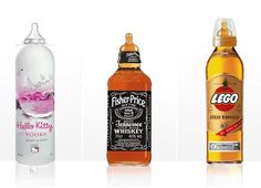 Kid-Themed Booze Bottles | CMYBacon #branding #bottle #alcohol #kid #child #liquor #booze
