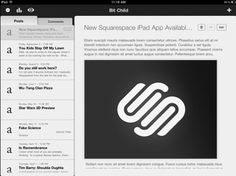 iPad - Squarespace #ipad #design #interface #ui #app