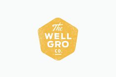 The Wellgro Co. logo by Murray Karl Hébert #logo #wellgro #hexagonal