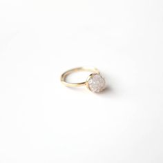 Nanhā Crystal Ring || 14K Gold #crystal #pulse #design #14k #jewelry #gold #parallel #ring