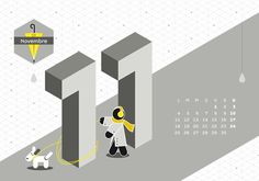 Calendario Algoritmo 2013 by o-zone , via Behance #vectors #illustration #vector #illustrated