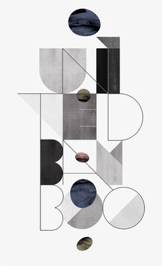 Typographic Treatment for United Bamboo #texture #typography