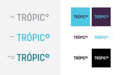 Carlos Bauer and Nicholas Pierre tropico branding blue logotype business card modern simple mindsparkle mag purple stationery minimal