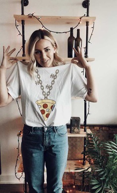 Pizza T-shirt #pizza #holiday #pizzaart #tshirt #magical #weird