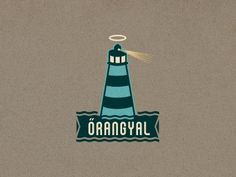 Dribbble - Őrangyal (Guardian angel) by szende brassai #logo #lighthouse #branding