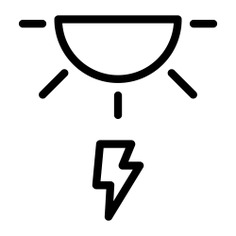 See more icon inspiration related to sun, sun energy, ecology and environment, solar energy, renewable energy, lightbulb, electronics, ecological, energy, weather, power and technology on Flaticon.
