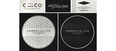 cornelia identity by Oriol gil www.mr cup.com #branding #typography