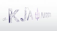 KJA ARTISTS by Buzzsgraphics #buzzsgraphics #lettering #kja #illustration #artists #art #style #typography