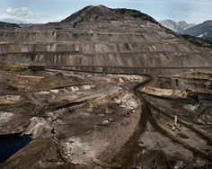 Mines #19 Westar Open Pit Coal Mine. Sparwood, British Columbia, Canada, 1985