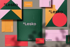 Lesko Corporate Design - Mindsparkle Mag Jarosław Dziubek is the designer of this project: the Corporate Design for Lesko. He used strong, contrasting colors and a simple typography for the logo, stationary and signage and was able to achieve a beautiful and modern brand identity. #logo #packaging #identity #branding #design #color #photography #graphic #design #gallery #blog #project #mindsparkle #mag #beautiful #portfolio #designer