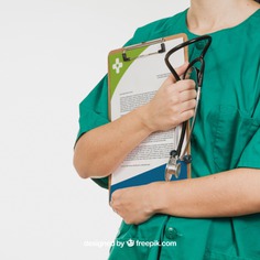 Nurse holding document and stethoscope Free Psd. See more inspiration related to Mockup, Template, Paper, Medical, Doctor, Health, Science, Hospital, Board, Medicine, Mock up, Check, List, Document, Pharmacy, Nurse, Care, Healthcare, Stethoscope, Clinic, Patient, Up, Health care, Check list, Clipboard, Holding, Aid and Mock on Freepik.