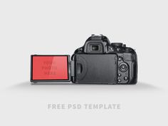 Camera Mockups PSD for Designer