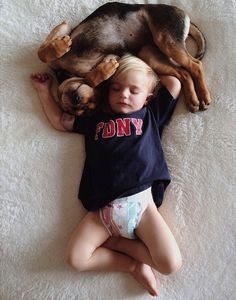 A Naptime Story with Dog and Baby 7 #photography #baby #dog