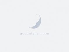 anchalee.me #mark #negative #space #goodnight #logo #baby #moon
