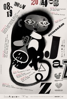 Guimaraes Jazz - F C H i C H K 'L #illustration #poster #typography