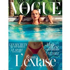 Vogue Paris June/July 2014 #vogue #vacation #cover #swimwear #summer #editorial